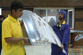 مسابقات ملی مهارت صافکاری و نقاشی خودرو در یزد