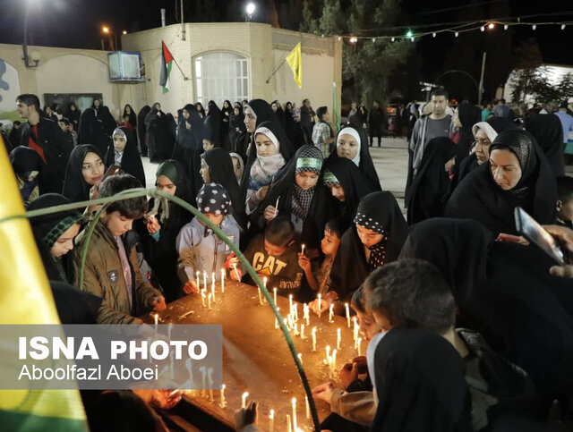 تجمع کودکان و مردم دارالولایه مهریز در حمایت از کودکان غزه