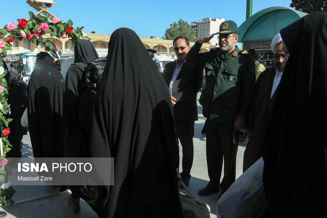 کاروانهای دانشآموزی راهیان نور یزد بدرقه شدند