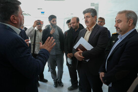 بازدید استاندار یزد از فاز جدید در حال ساخت بیمارستان آیت الله خاتمی شهرستان خاتم