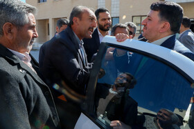 حضور استاندار در جمع مردم شهرستان خاتم