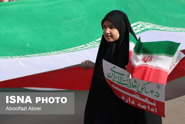 خروش وحدت در راهپیمایی ۲۲ بهمن مهریز