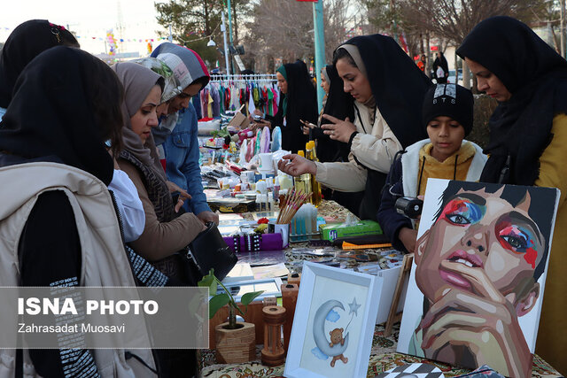 پیاده راه ولی عصر(عج) در یزد به مناسبت نیمه شعبان