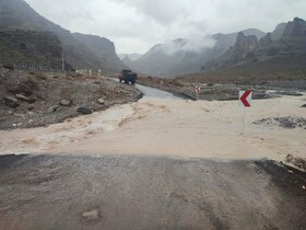 محور کنج‌کوه مسدود شد/سایر جاده‌ها لغزنده است