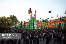 حرکت کاروان نمادین حضرت سیدالشهدا در دارالولایه مهریز