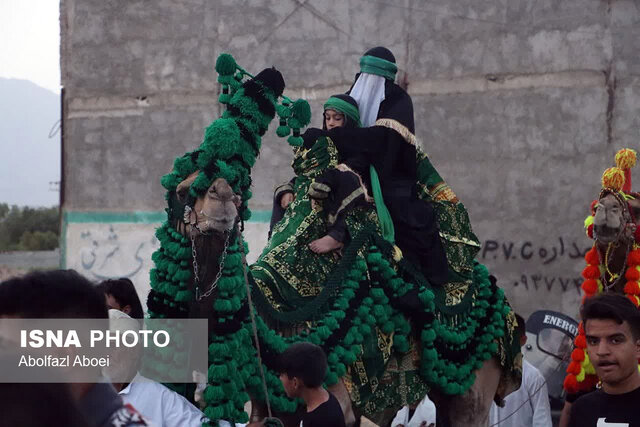 حرکت کاروان نمادین حضرت سیدالشهدا در دارالولایه مهریز
