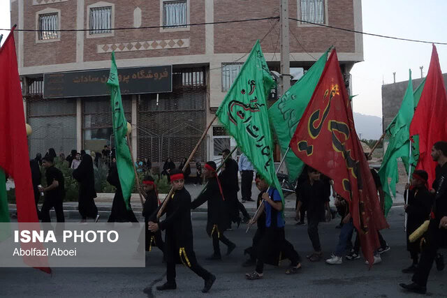 حرکت کاروان نمادین حضرت سیدالشهدا در دارالولایه مهریز