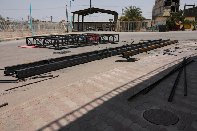 مجموعه استان پای کار آمادهسازی ورزشگاه نصیری یزد