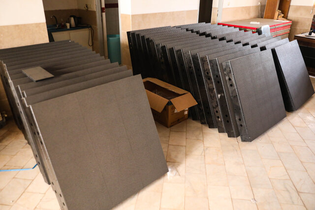 مجموعه استان پای کار آمادهسازی ورزشگاه نصیری یزد