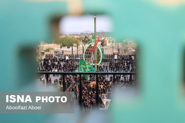 اجتماع عزاداران حسینی در مهریز