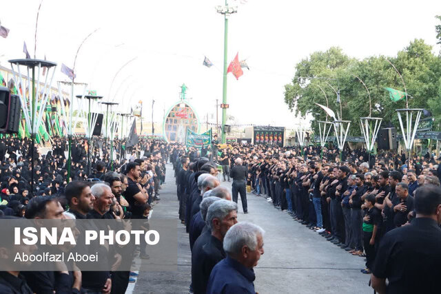 اجتماع عزاداران حسینی در مهریز