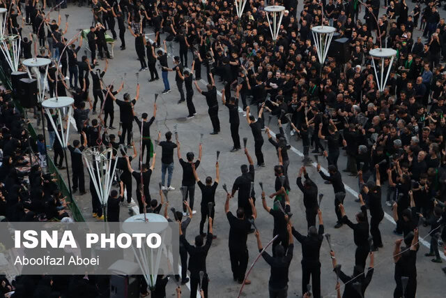 اجتماع عزاداران حسینی در مهریز