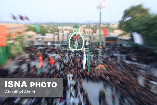 اجتماع عزاداران حسینی در مهریز