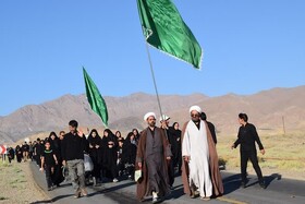 همایش جامانگان پیاده‌روی اربعین در بهاباد برگزار شد