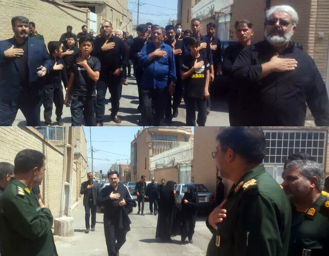 قرائت زیارت اربعین توسط مادحین یزدی در منازل شهدا قرائت زیارت اربعین توسط مادحین یزدی در منازل شهدا