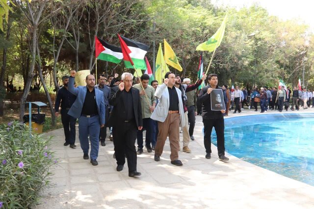 اعلام انزجار دانشجویان دانشگاههای یزد از جنایات رژیم صهیونیستی