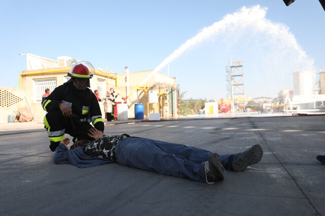 برگزاری موفق مانور حریق در منطقه ویژه اقتصادی یزد