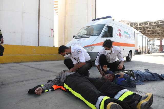 برگزاری موفق مانور حریق در منطقه ویژه اقتصادی یزد