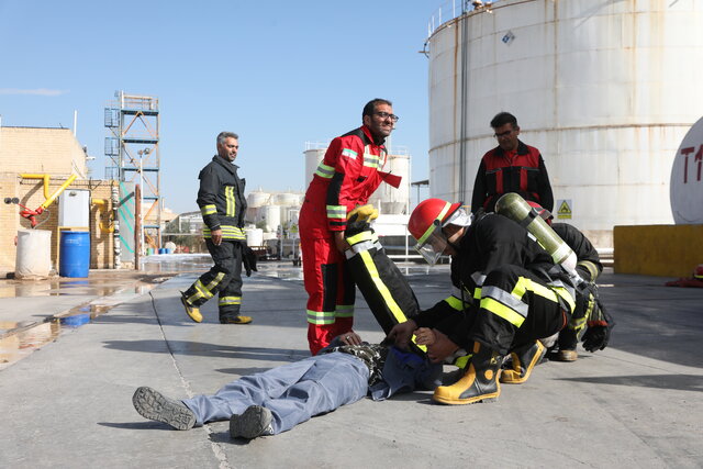 برگزاری موفق مانور حریق در منطقه ویژه اقتصادی یزد