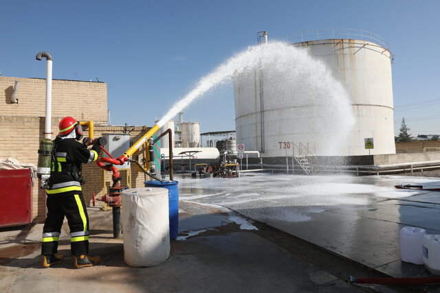 برگزاری موفق مانور حریق در منطقه ویژه اقتصادی یزد