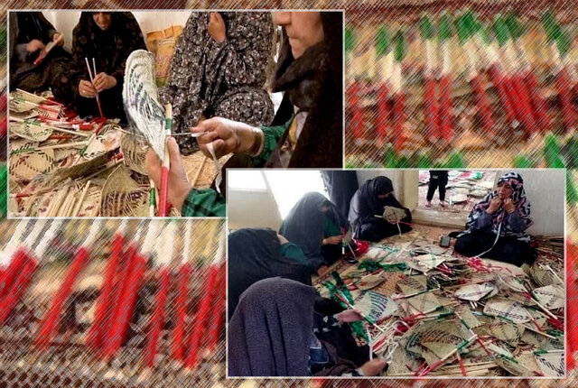 هدیه‌ای از دل برای دل/ تجلی هنر نخلستان‌ها در مسیر عشق حسینی