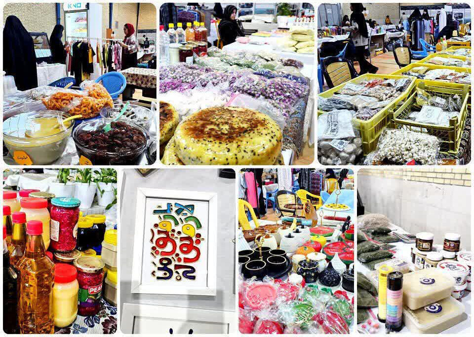 آغاز بکار نمایشگاه اقتصاد مقاومتی و توانمندی بانوان کارآفرین بافق