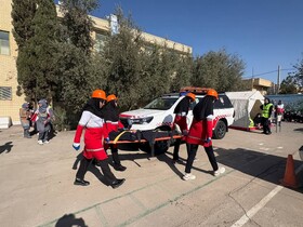 مانور زلزله و ایمنی در مدارس سیستان و بلوچستان برگزار شد