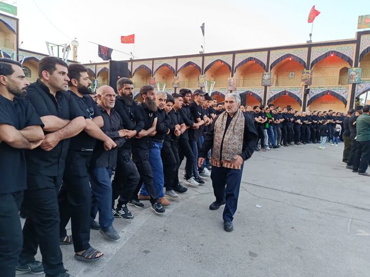 «جوش دوره»؛ موسیقی دیداریِ شور و نظم در مهریز/ تجلیِ وحدت در هندسه دایره‌های عزاداری