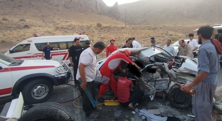 ۳ فوتی و ۳ زخمی در حادثه تصادف محور کنجکوه مهریز