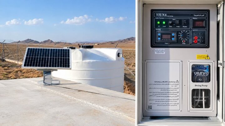 نصب کلرزن‌های خورشیدی در شهرستان‌های یزد