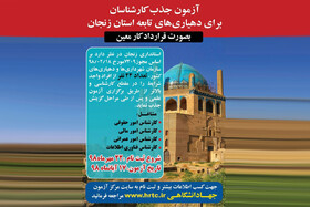 برگزاری آزمون جذب کارشناس برای دهیاری‌های استان