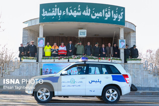 /گزارش تصویری/ آغاز رزمایش طرح زمستانی پلیس در زنجان