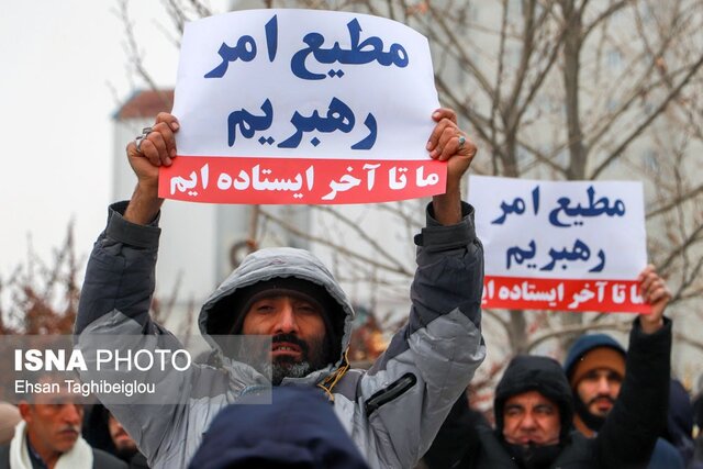راهپیمایی مقاومت علیه آمریکا در زنجان
