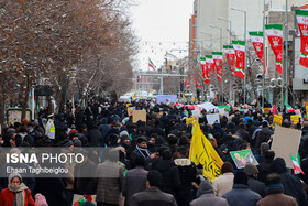 راهپیمایی باشکوه مردم زنجان در روز ۲۲ بهمن