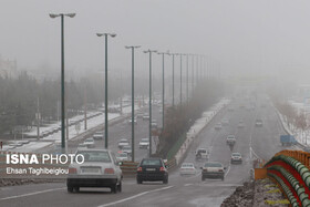 رخت مه بر تن جاده‌های زنجان