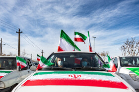 راهپیمایی خودرویی و موتوری ۲۲ بهمن - زنجان