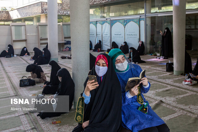 برگزاری مراسم دعای عرفه در فضای باز