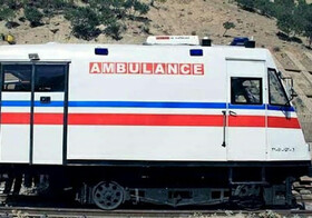 ساخت اولین قطار واگن آمبولانس در زنجان