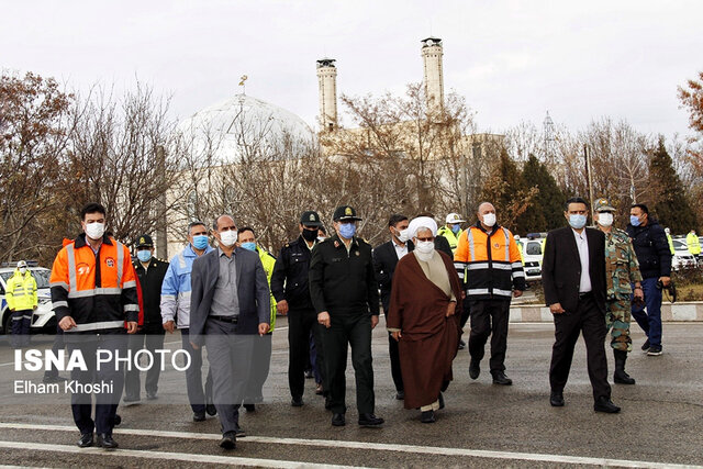 رزمایش عملیاتی ترافیکی طرح زمستانی در زنجان