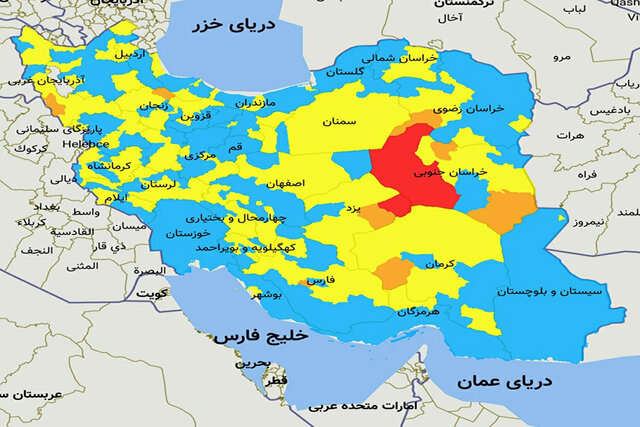 از رنگ‌بندی کرونایی در زنجان چه خبر؟