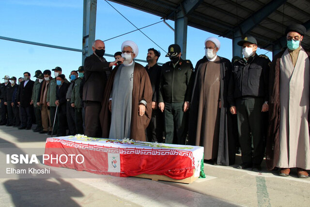 پیکر «عرفان بیات» شهید مدافع امنیت در زنجان تشییع شد