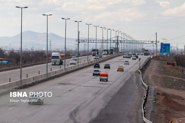جاده‌های زنجان در انتظار مسافران نوروزی
