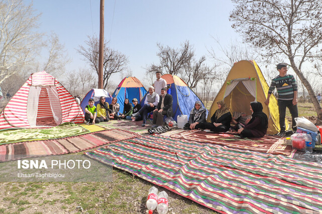 زنجانیها سیزدهبدر را در دامان طبیعت سکنی گزیدند