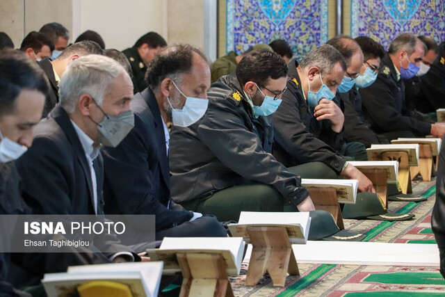 جمع‌خوانی قرآن‌کریم در ستاد فرماندهی انتظامی استان زنجان
