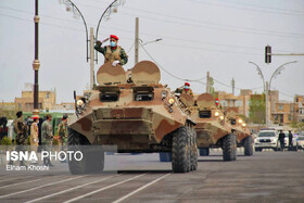 رژه نیروهای مسلح در زنجان