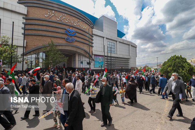 حضور حماسی مردم زنجان در راهپیمایی روز قدس