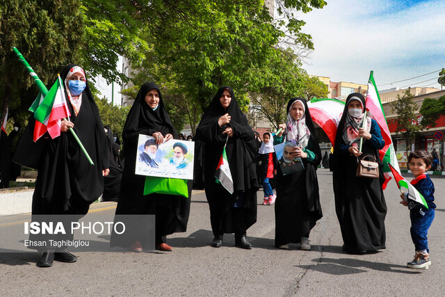 حضور حماسی مردم زنجان در راهپیمایی روز قدس