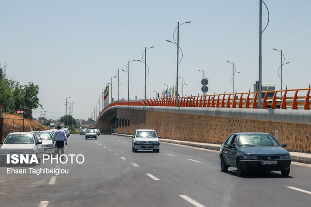افتتاح دوربرگردان پل امام حسن مجتبی (ع) زنجان