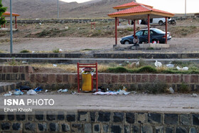 تفرج‌گاه شاه‌بلاغی سلطانیه در محاصره زباله‌ها