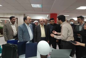 بازدید وزیر علوم از مجتمع فناوری دانشگاه زنجان